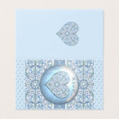 Keramik Lace Light Blue (Außenseite Aufgefaltet)