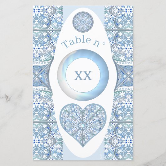 Keramik Lace Light Blue (Rückseite)