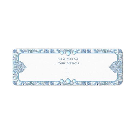 Keramik Lace Light Blue (Vorne)
