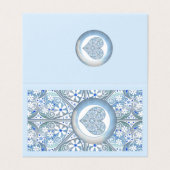 Keramik Lace Light Blue (Außenseite Aufgefaltet)