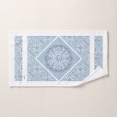 Keramik Lace light blue, Badhandtuch Set (Handtuch)