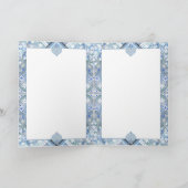 Keramik Lace Light Blue Einladung (Innenseite)