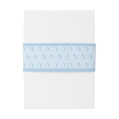 Keramik Lace Light Blue Einladungsbanderole (Rückseitenbeispiel)