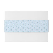 Keramik Lace Light Blue Einladungsbanderole (Rückseitenbeispiel)