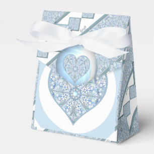 Keramik Lace Light Blue Geschenkschachtel