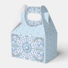 Keramik Lace Light Blue Geschenkschachtel