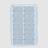 Keramik Lace Light Blue Golfhandtuch (Vorderseite)