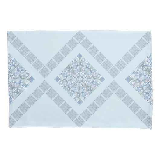 Keramik Lace Light Blue Kissenbezug (Vorderseite)