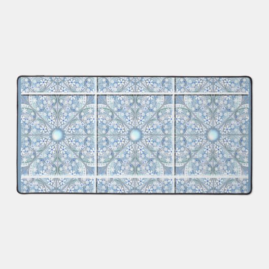 Keramik Lace Light Blue Schreibtischunterlage (Vorderseite)