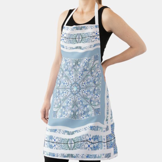 Keramik Lace Light Blue Schürze (InSitu)