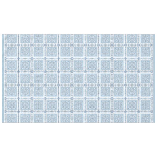 Keramik Lace Light Blue Tischdecke (Vorderseite (Horizontal))