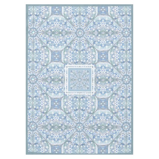 Keramik Lace Light Blue Tischdecke (Vorderseite)