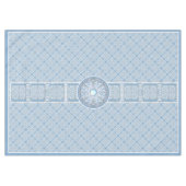 Keramik Lace Light Blue Tischdecke (Vorderseite (Horizontal))