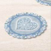 Keramik Lace Light Blue Untersetzer (angewinkelt)
