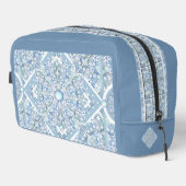 Keramik Lace Light Blue Waschbeutel (Rechte Ecke)