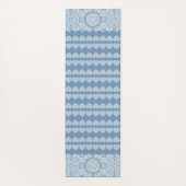 Keramik Lace Light Blue Yogamatte (Rückseite)