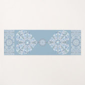 Keramik Lace Light Blue Yogamatte (Vorderseite (Horizontal))