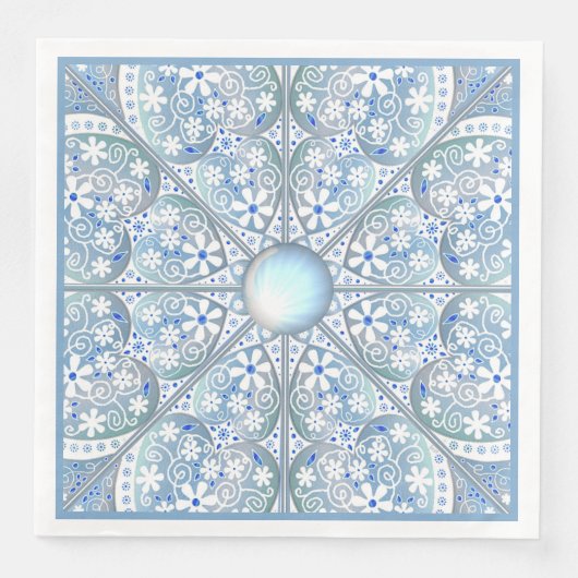 Keramik Lace Serviette (Vorderseite)