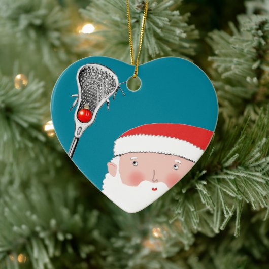 Keramik Lacrosse Holiday Ornament (Baum)