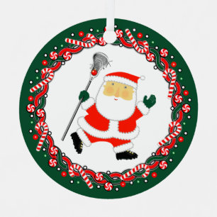 Keramik Lacrosse Holiday Ornament Aus Metall
