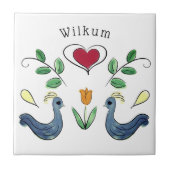 Keramik Liebe Fliese (Vorderseite)