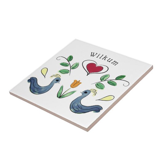 Keramik Liebe Fliese (Seite)