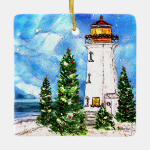 Keramik Lighthouse Keramikornament