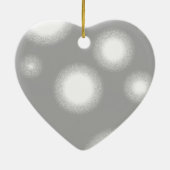Keramik "Lighup the Season" Herzdekoration Ornament (Hinten)