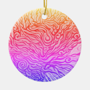Keramik Lionfish Ornament - art by NessieYaraArts