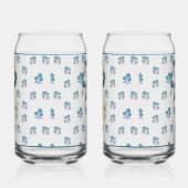 Keramik-Löwe-Soda-Glas Dosenglas (Links)