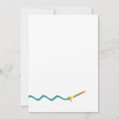 Keramik Malen Geburtstagsparty Einladung (Rückseite)