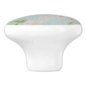 Keramik "Minze zu sein" Keramikknauf (Seitenansicht)