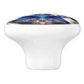 Keramik mit argentinischen Farben ziehen Keramikknauf (Seitenansicht)