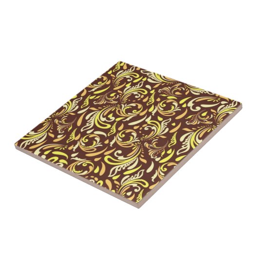 Keramik mit Blumenmuster Fliese (Seite)