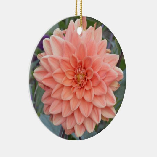 Keramik mit Dahlien Keramik Ornament (Rechts)