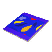 Keramik mit farbigen Formen Fliese (Seite)