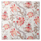 Keramik mit florenteichtem Muster Fliese (Vorderseite)