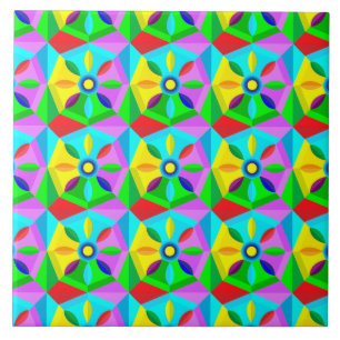 Keramik mit klassischer Blume Fliese