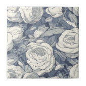 Keramik mit klassischer Rose für die Küche Fliese (Vorderseite)