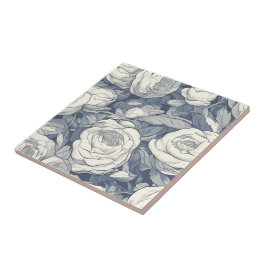 Keramik mit klassischer Rose für die Küche Fliese