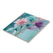 Keramik mit Liliendesign Fliese (Seite)