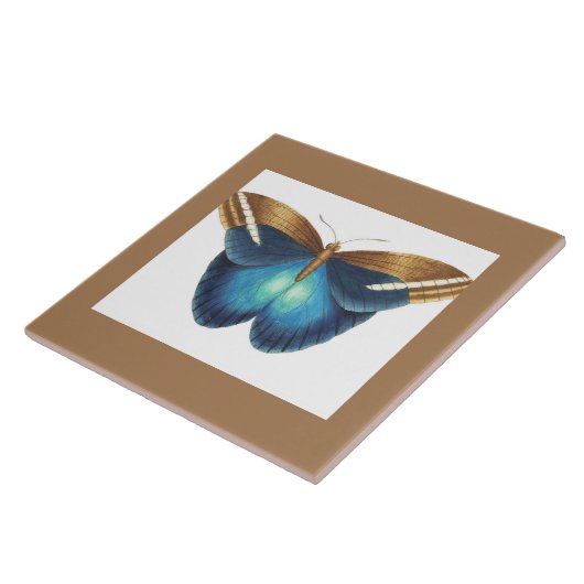 Keramik mit Schmetterling Fliese (Seite)