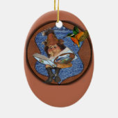 Keramik mit zwei Grafiken Ornament (Hinten)