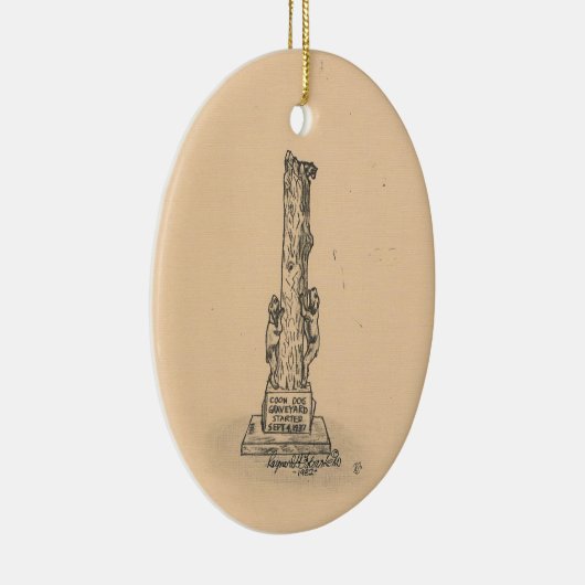 Keramik Monument Obelisk Keramik Ornament (Rechts)