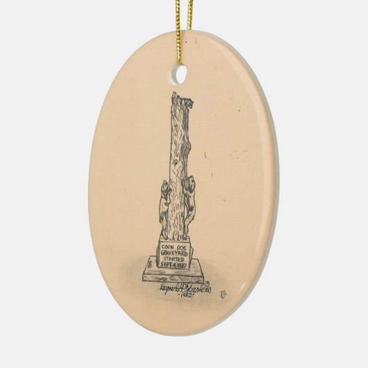 Keramik Monument Obelisk Ornament (Links)