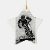 Keramik Mountain Bike Keramik Ornament (Rechts)