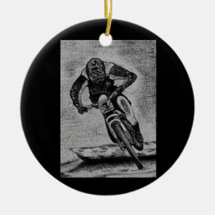 Keramik Mountain Bike Ornament