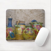 Keramik, Moustiers-Sainte-Marie, Provence, Mousepad (Mit Mouse)