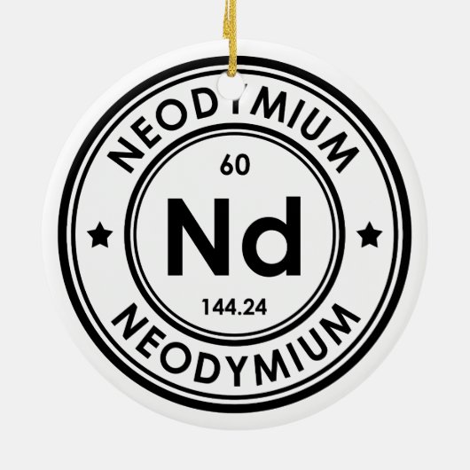 Keramik Neodym-Element Ornament (Hinten)