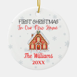 Keramik New Zuhause Christmas Personalisiert Keramik Ornament